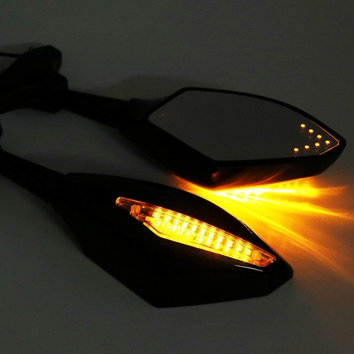 Motorcycle rear mirrors led - rear,